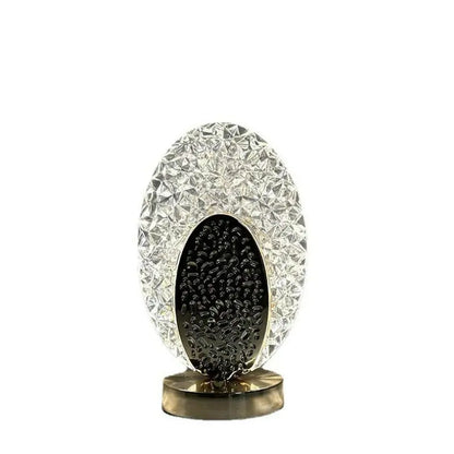 PeacockLuxe Dekorativ Bordlampe med Justerbar LED-Belysning