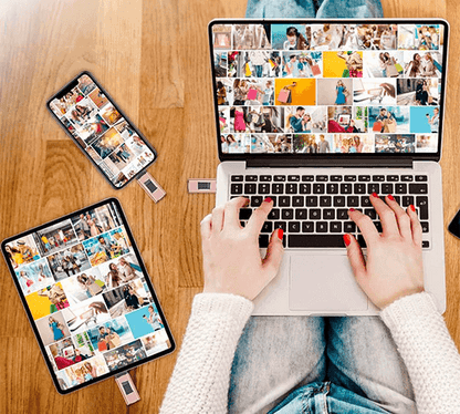 PhoneStick Hurtig Backupdrev til Fotos og Videoer med Lagring på Flere Enheder