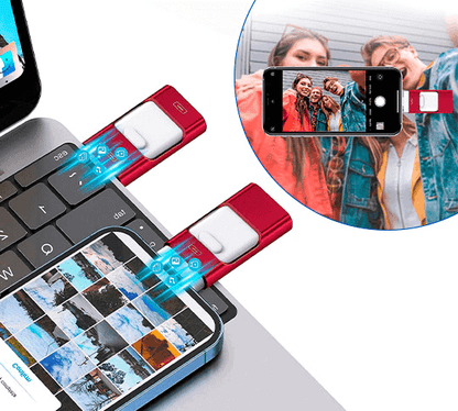 PhoneStick Hurtig Backupdrev til Fotos og Videoer med Lagring på Flere Enheder