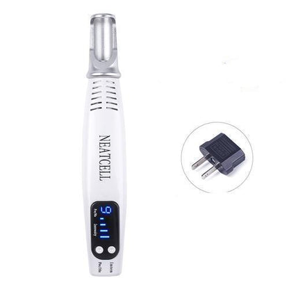 Picosekund laserpen til hudpleje og forbedring af synligheden af pletter og tatoveringer