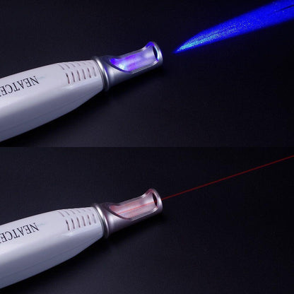 Picosekund laserpen til hudpleje og forbedring af synligheden af pletter og tatoveringer