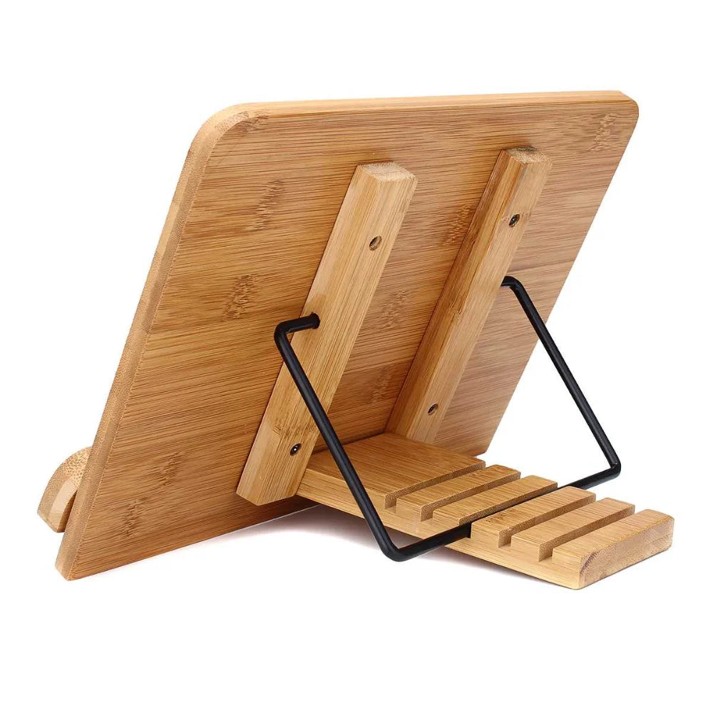 Justerbar Bogholder til Bøger og Tablet med Ergonomisk Design
