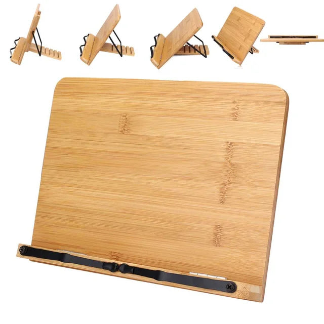Justerbar Bogholder til Bøger og Tablet med Ergonomisk Design