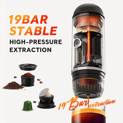 Bærbar Elektrisk Espressomaskine – Selvopvarmende med USB-C