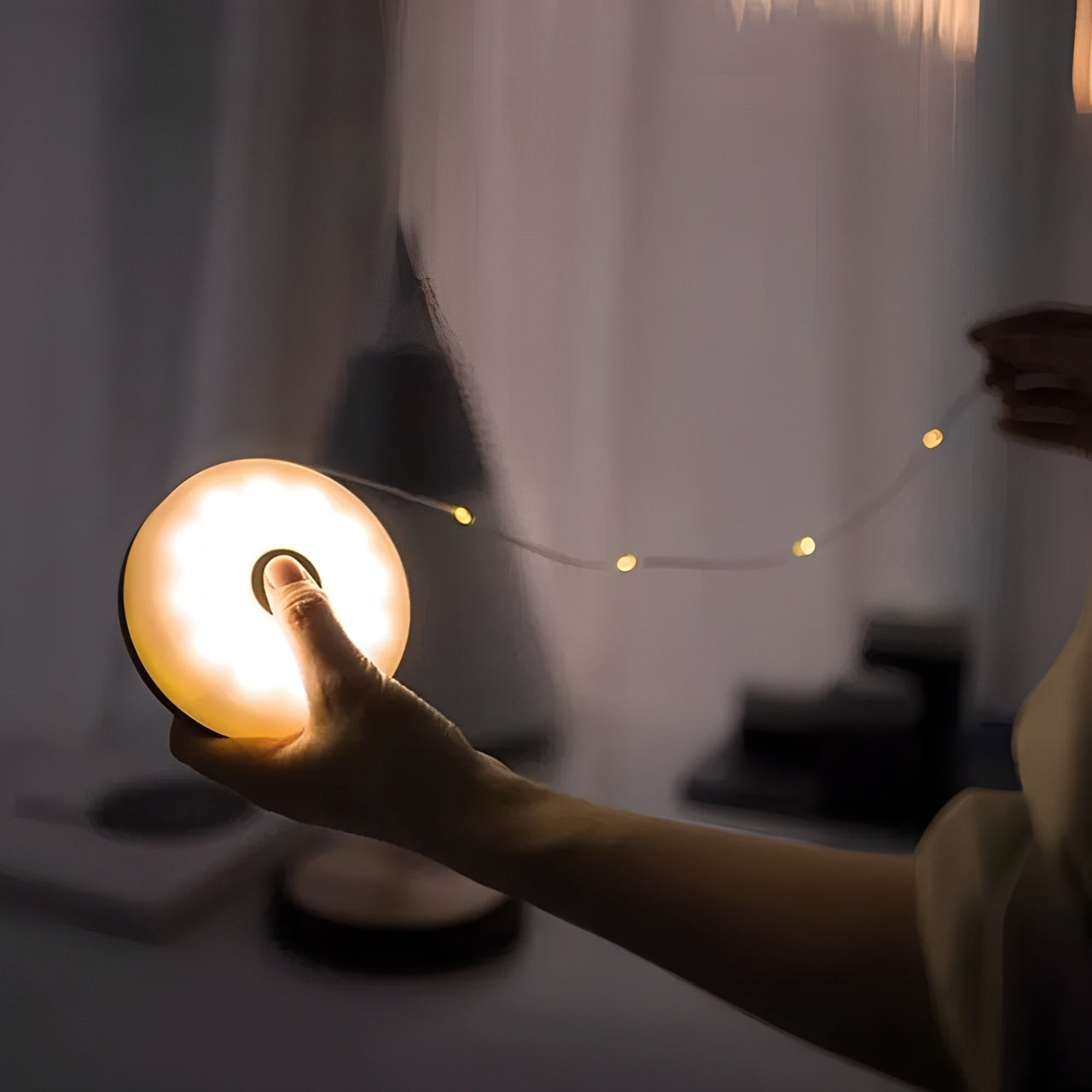 Portable LED Lyskæde til Camping, USB-genopladelig, Vandtæt 10 m