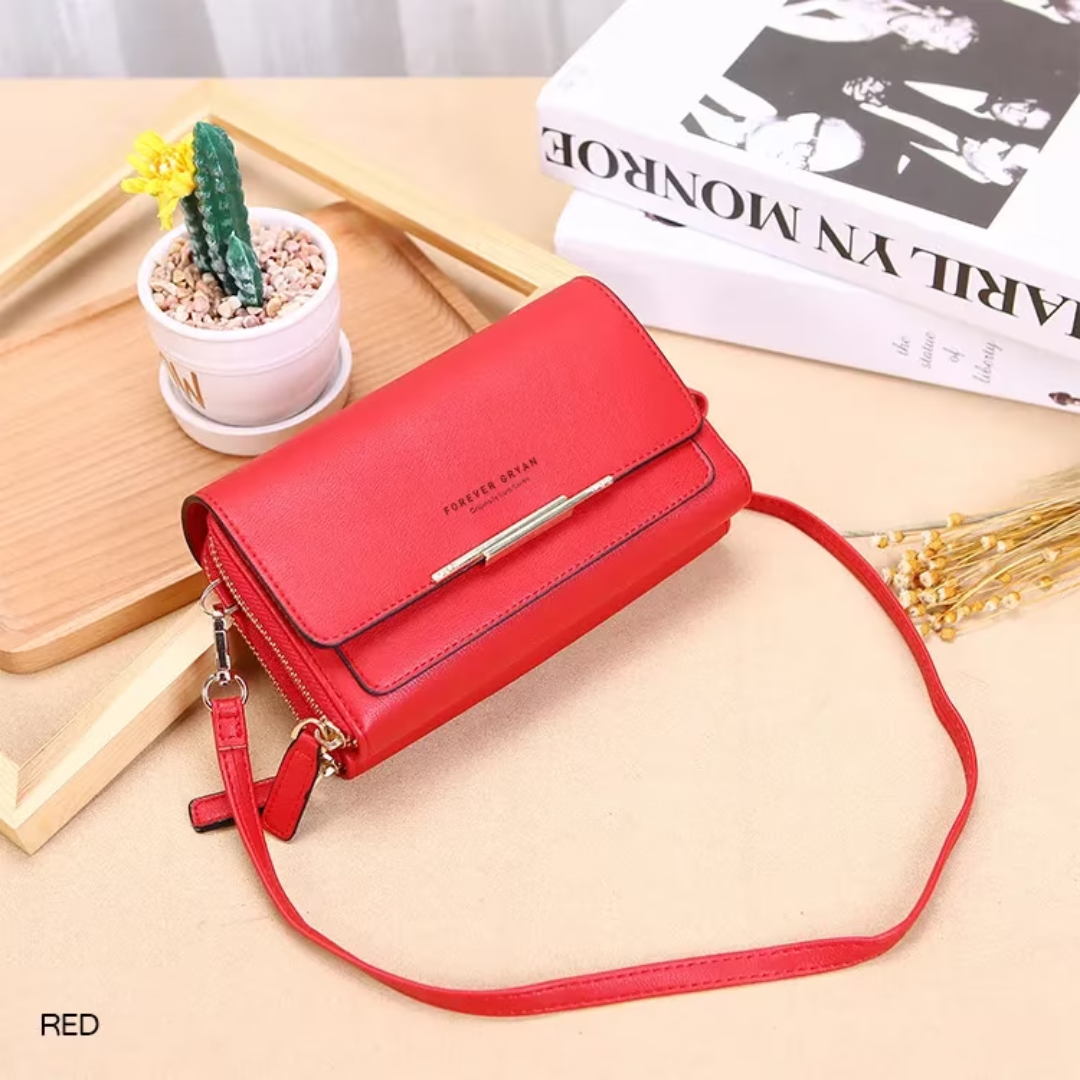 Eksklusiv Læder Crossbody Taske Elegant Skuldertaske til Hverdag og Særlige Anledninger