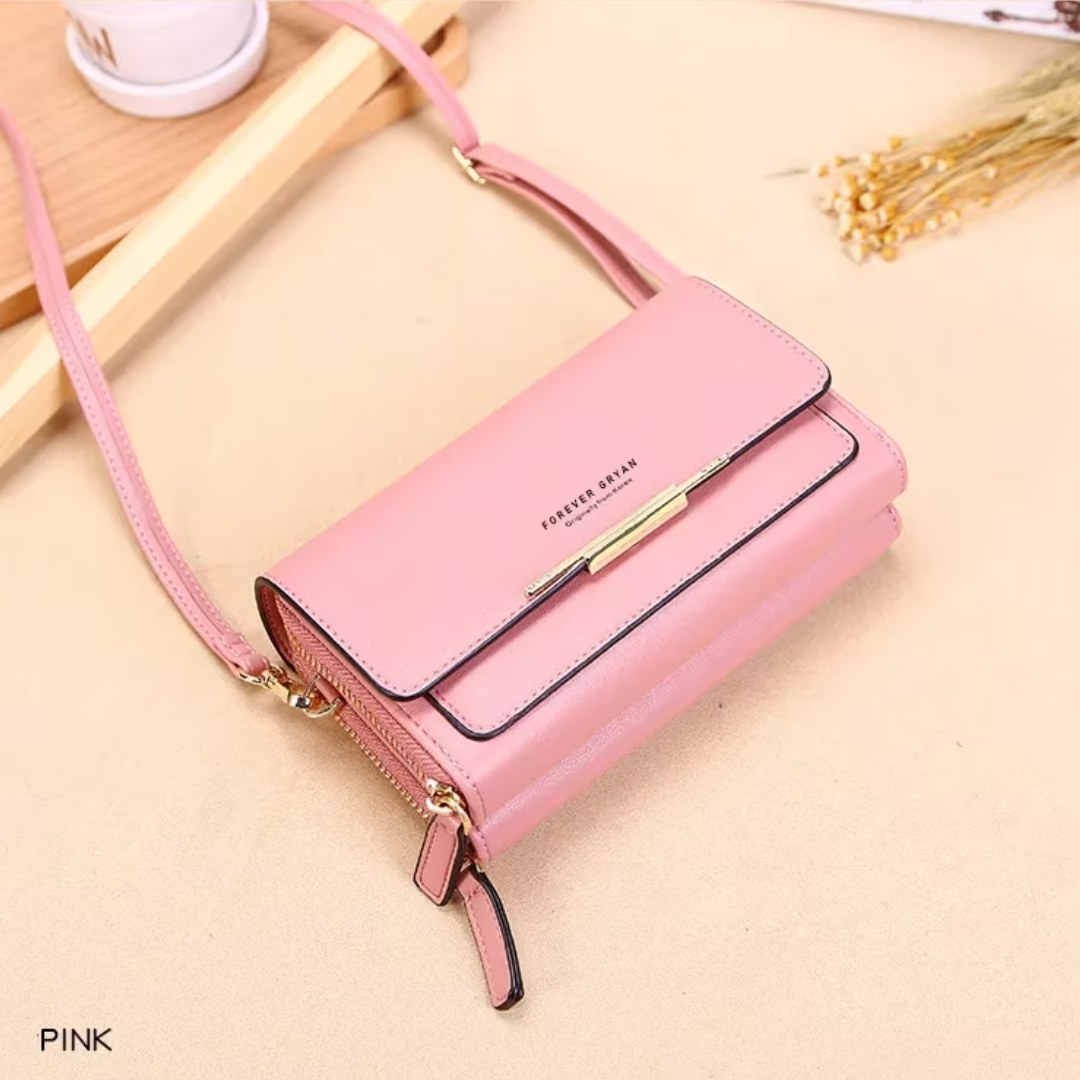 Eksklusiv Læder Crossbody Taske Elegant Skuldertaske til Hverdag og Særlige Anledninger