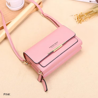 Eksklusiv Læder Crossbody Taske Elegant Skuldertaske til Hverdag og Særlige Anledninger