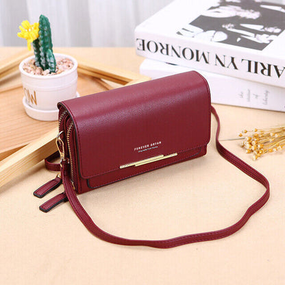 Eksklusiv Læder Crossbody Taske Elegant Skuldertaske til Hverdag og Særlige Anledninger