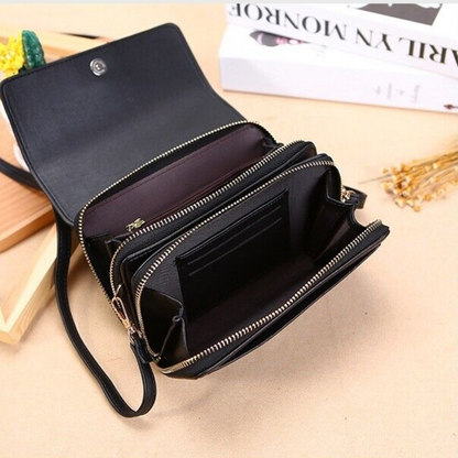 Eksklusiv Læder Crossbody Taske Elegant Skuldertaske til Hverdag og Særlige Anledninger