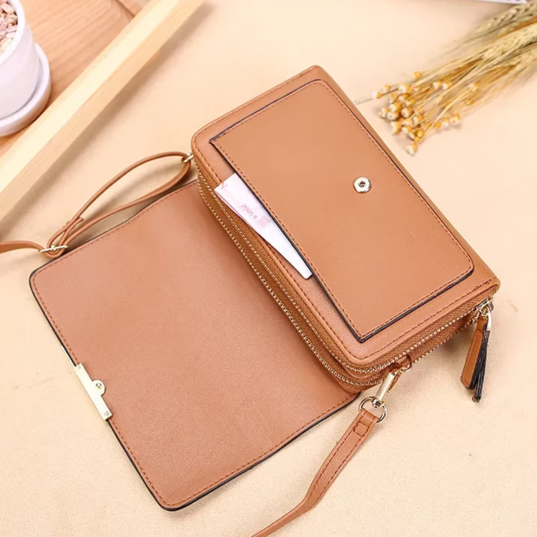 Eksklusiv Læder Crossbody Taske Elegant Skuldertaske til Hverdag og Særlige Anledninger