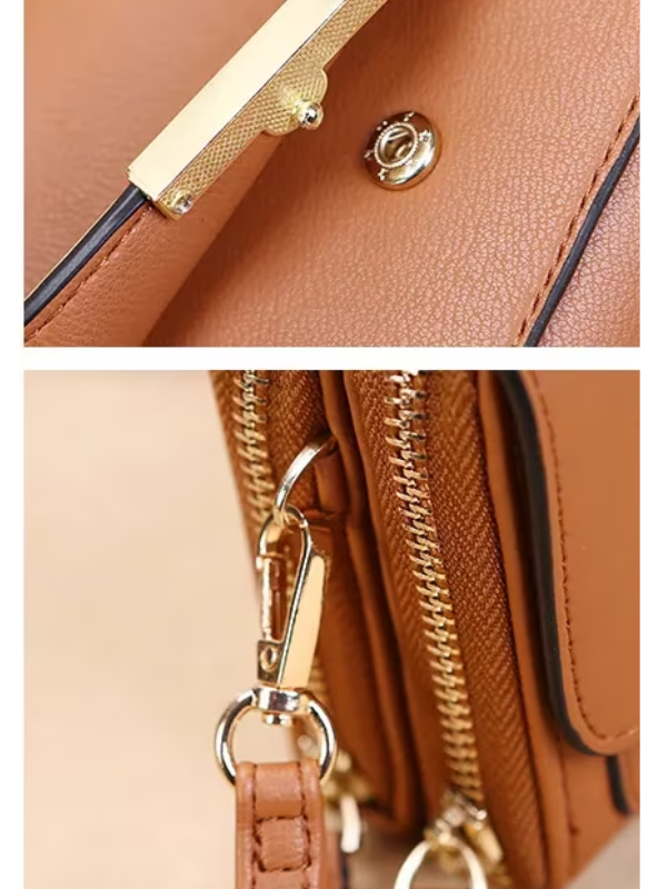 Eksklusiv Læder Crossbody Taske Elegant Skuldertaske til Hverdag og Særlige Anledninger