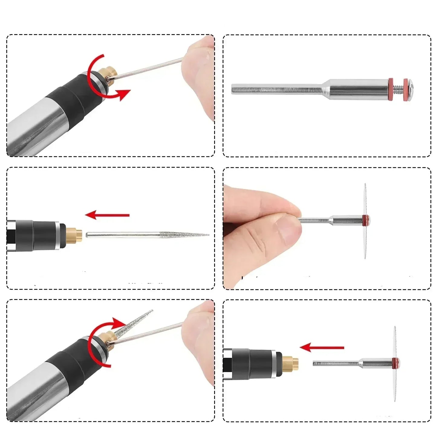Elektrisk Graveringspen med USB-C – Genopladelig Præcisionsgravør til DIY, Hobby og Håndværk