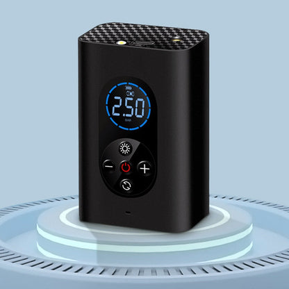 QuickAir Elektrisk Dækpumpe med Digitalt Display, Trådløs Luftkompressor