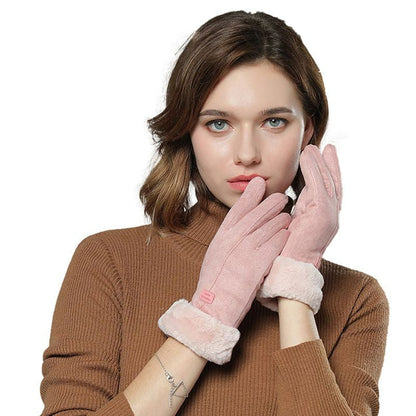 Genopladelige Varme Vinterhandsker med Touchscreen, Vandafvisende og Varmende