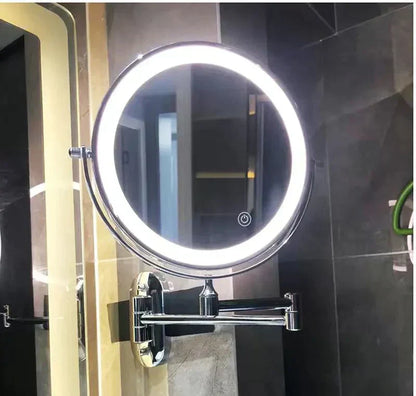 RefleX Genopladeligt LED Sminkespejl med 3 Lysindstillinger