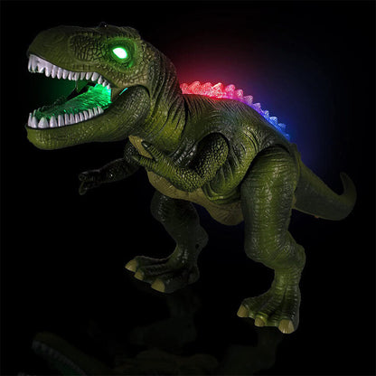 Fjernstyret T-Rex dinosaurlegetøj med LED-lys og brølende lyde
