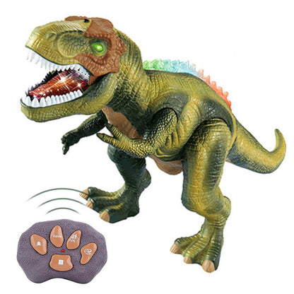 Fjernstyret T-Rex dinosaurlegetøj med LED-lys og brølende lyde