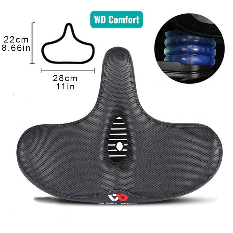 RideEase Ergonomisk Cykelsadel med Ekstra Bred Komfort