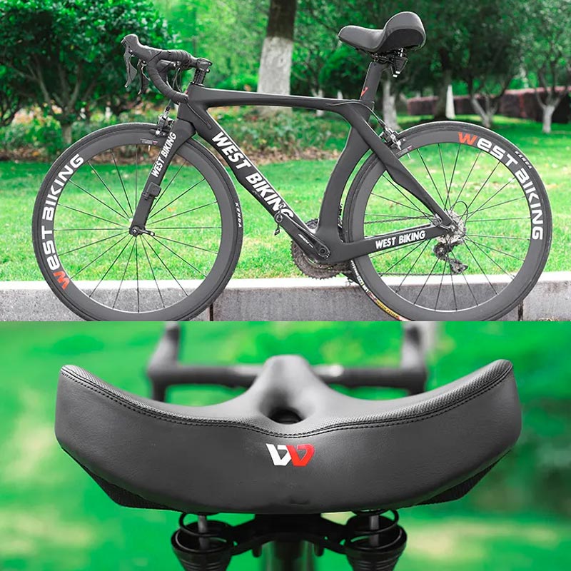 RideEase Ergonomisk Cykelsadel med Ekstra Bred Komfort