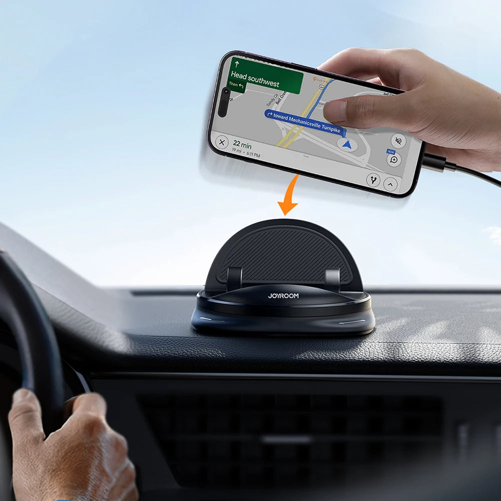 RotateX 360° Roterende Mobilholder til Bil med Justerbar Universel Montering