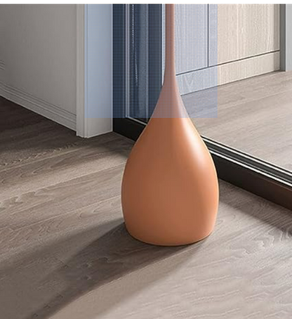 Rundt sidebord i metal med søjlefod, moderne minimalistisk design og robust jern