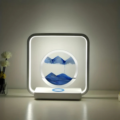 SandAura 3D LED-sandkunstlampe med stemningsbelysning