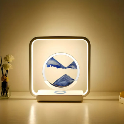 SandAura 3D LED-sandkunstlampe med stemningsbelysning