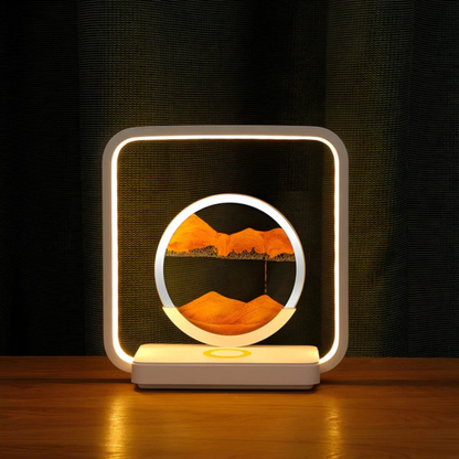 SandAura 3D LED-sandkunstlampe med stemningsbelysning