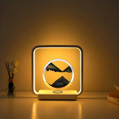 SandAura 3D LED-sandkunstlampe med stemningsbelysning