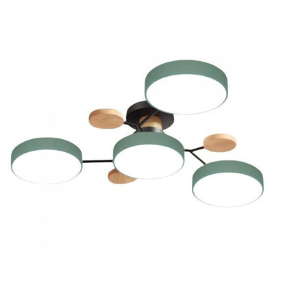 Skandinavisk LED Loftlampe med Moderne Gren Design og Varm Hvid Belysning