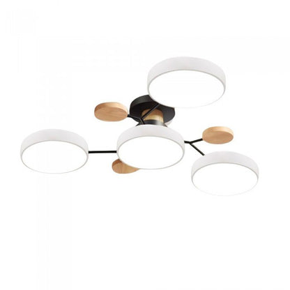 Skandinavisk LED Loftlampe med Moderne Gren Design og Varm Hvid Belysning