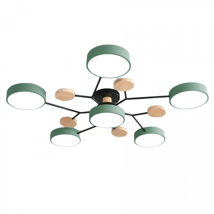 Skandinavisk LED Loftlampe med Moderne Gren Design og Varm Hvid Belysning