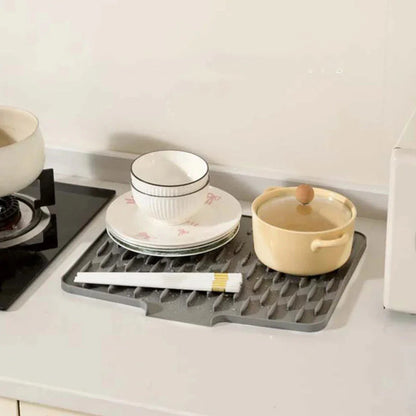 Silicool Silikonemåtte til Opvask, Varme og Beskyttelse af Køkkenbord