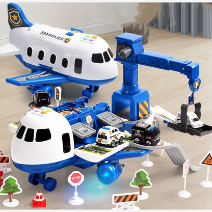 SkyExplorer Flylege Sæt med 20 Dele og Byggekøretøjer