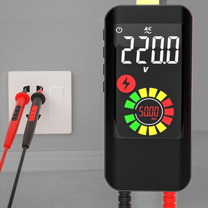 Smart digitalt multimeter med automatisk måling og baggrundsbelyst display