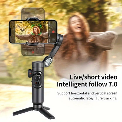 SmartPro Foldbar 3-Akset Smartphone Gimbal Stabilizer til iPhone og Android