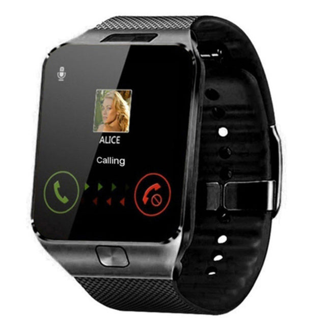 Smartwatch med SIM-kort, Bluetooth og Fitness Tracker med Touchskærm og Kamera