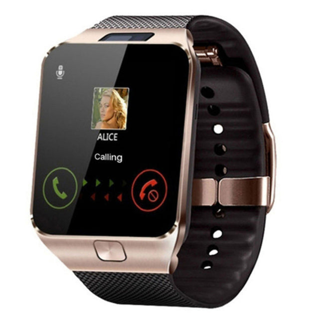 Smartwatch med SIM-kort, Bluetooth og Fitness Tracker med Touchskærm og Kamera