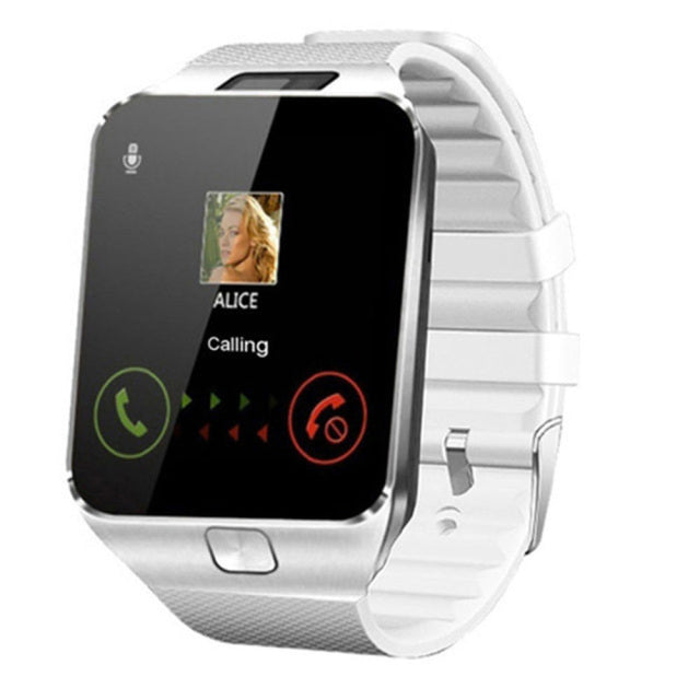 Smartwatch med SIM-kort, Bluetooth og Fitness Tracker med Touchskærm og Kamera