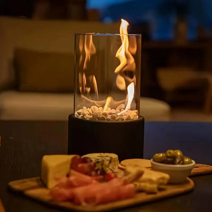 Røgfri Bioethanol Bordpejs med Moderne Design