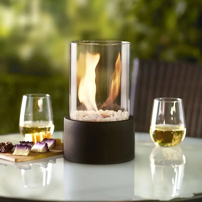 Røgfri Bioethanol Bordpejs med Moderne Design