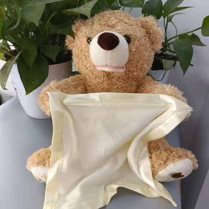 SnuggleBuddy Titte Bøh Bjørn Interaktiv Talende Plyslegetøj til Babyer og Småbørn