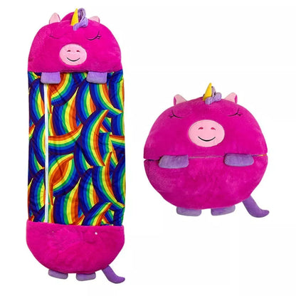 SnugglePals Dyresovepose til Børn Blød og Hyggelig Sovepose til Drenge og Piger