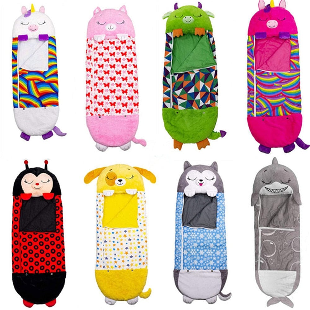 SnugglePals Dyresovepose til Børn Blød og Hyggelig Sovepose til Drenge og Piger