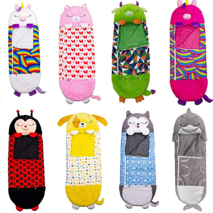 SnugglePals Dyresovepose til Børn Blød og Hyggelig Sovepose til Drenge og Piger
