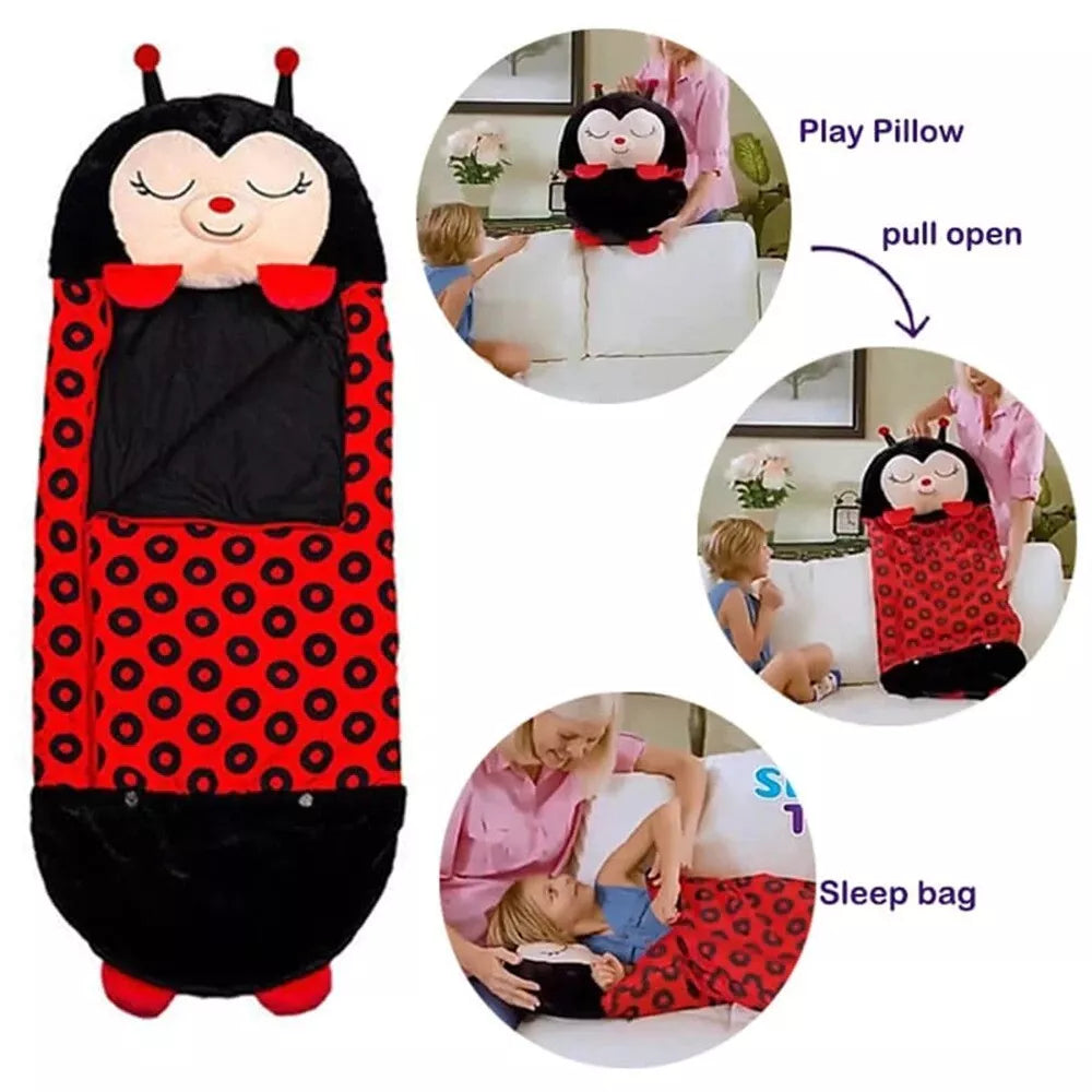 SnugglePals Dyresovepose til Børn Blød og Hyggelig Sovepose til Drenge og Piger