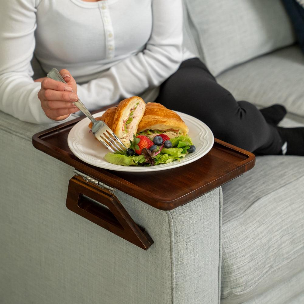 SofaMate Justerbart Armbordsbakke til Sofa til Drikkevarer og Småting