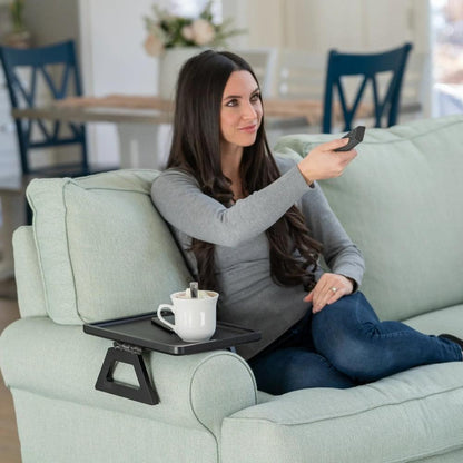 SofaMate Justerbart Armbordsbakke til Sofa til Drikkevarer og Småting