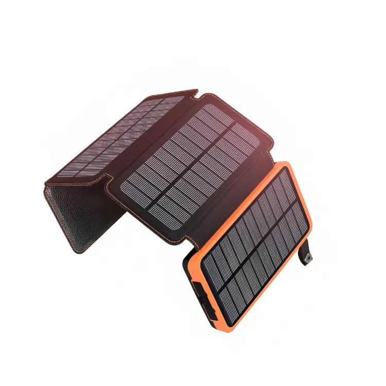 SolarCharge Solcelle Powerbank 26800mAh med Foldbare Solpaneler